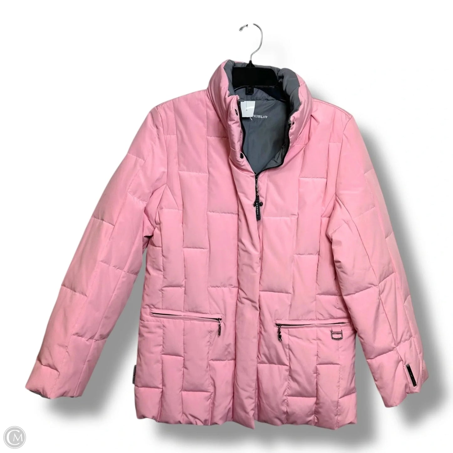 Coat Puffer & Quilted By Zero Xposure In Pink, Size: S