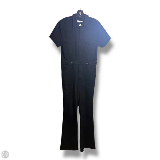 Jumpsuit By Good American In Black Denim, Size: Xl