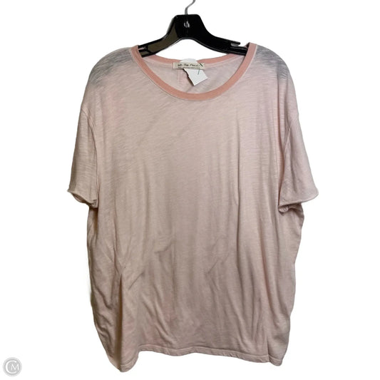 Top Short Sleeve Basic By We The Free In Pink, Size: S