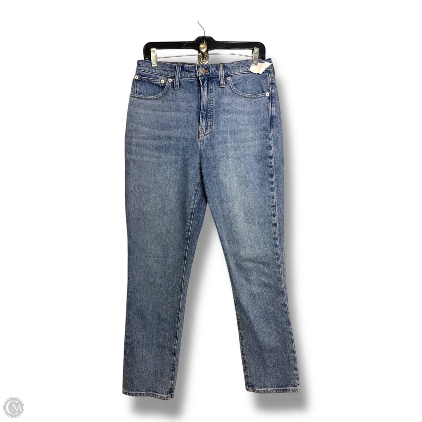 Jeans Straight By Madewell In Blue Denim, Size: 6