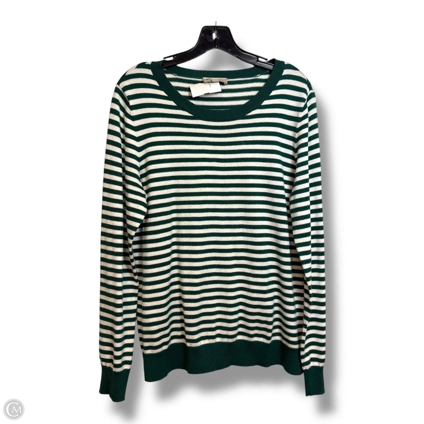 Sweater By Loft In Striped Pattern, Size: L