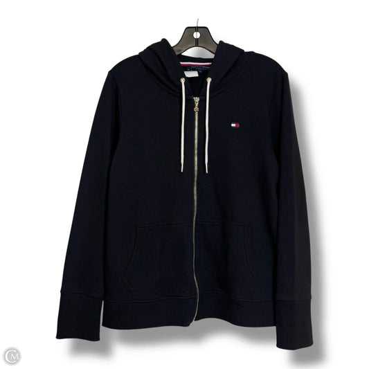 Athletic Jacket By Tommy Hilfiger In Black, Size: M