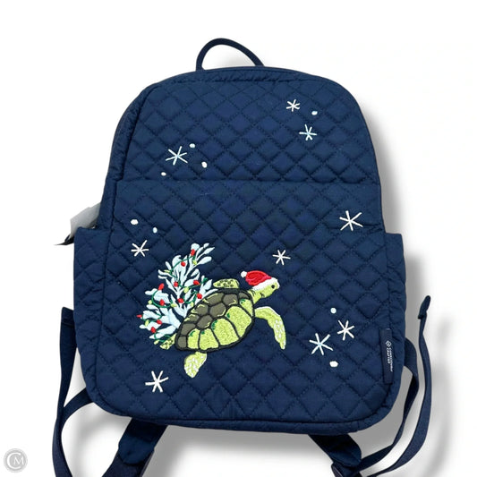 Christmas Turtle Backpack By Vera Bradley, Size: Small