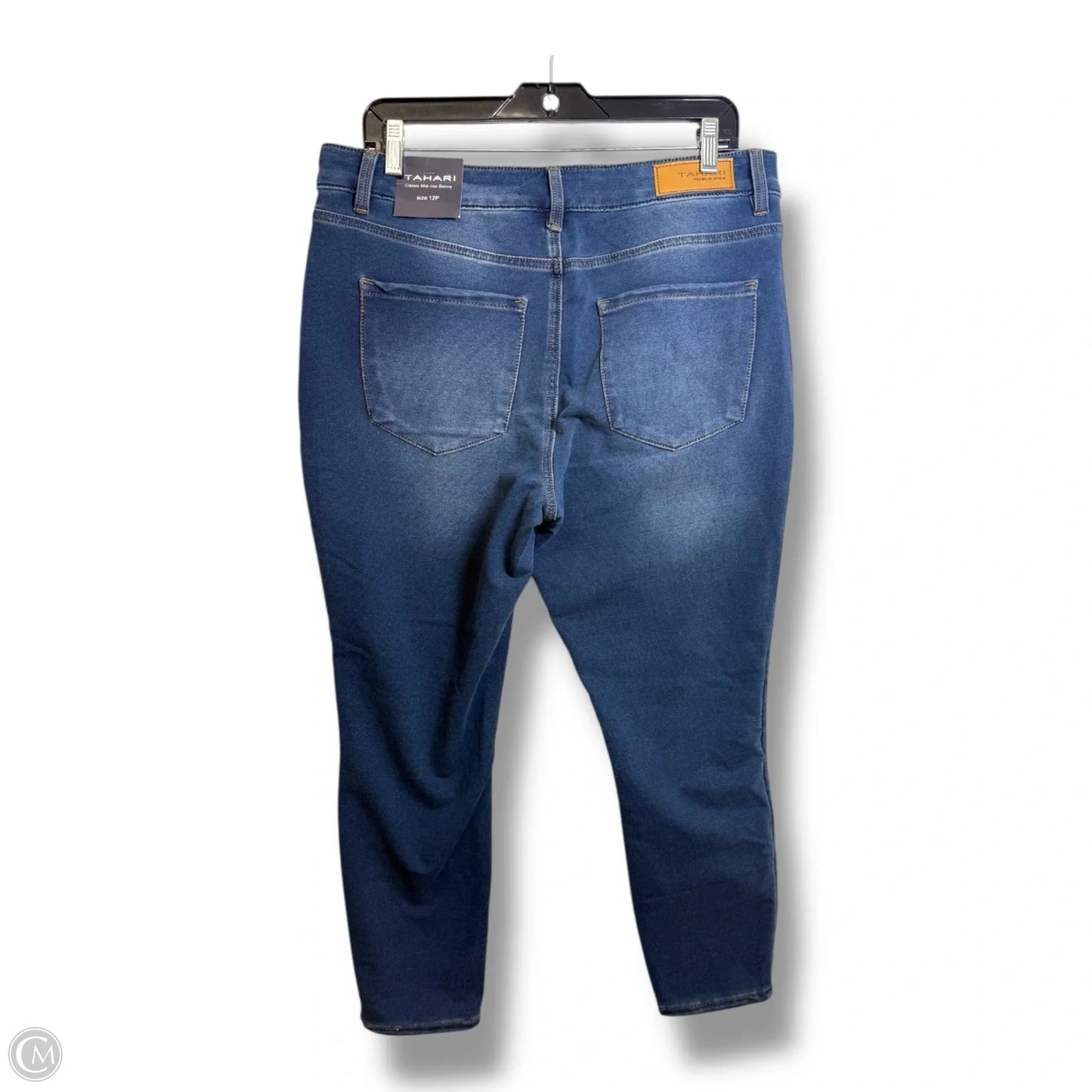 Jeans Skinny By Tahari In Blue, Size: 12p