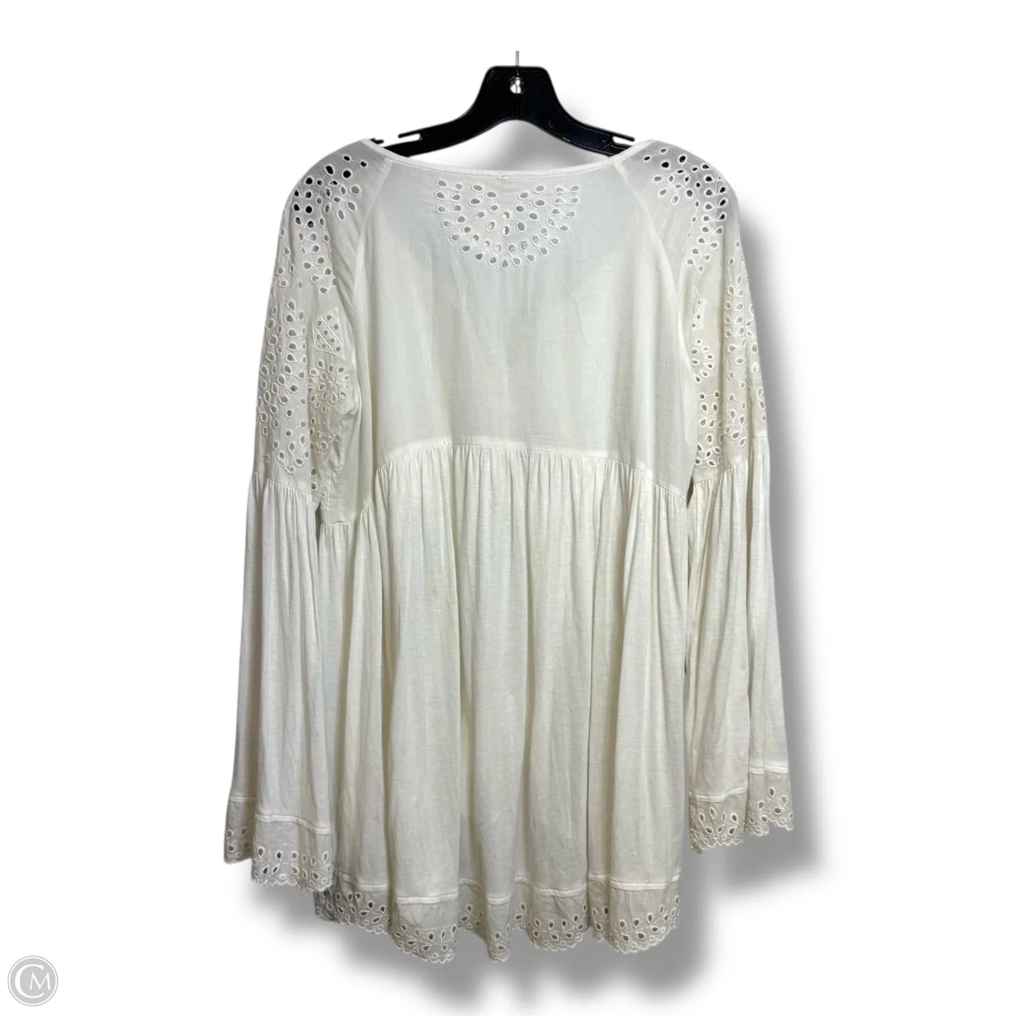 Top Long Sleeve By Free People In White, Size: S