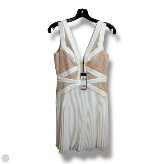 Dress Party Short By Bcbgmaxazria In White, Size: 4