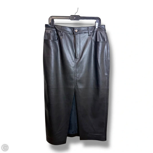 Skirt Midi By Express In Black, Size: 12