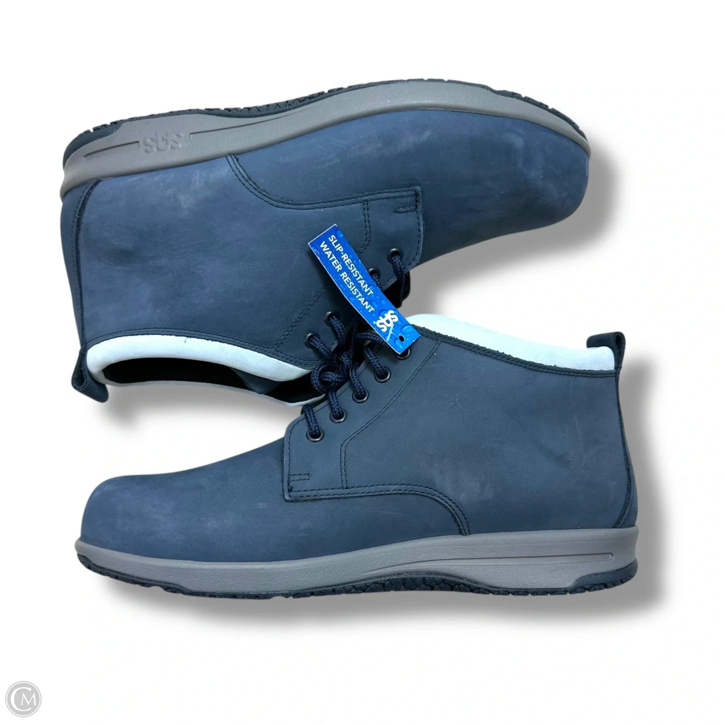 Boots Ankle Flats By Sas In Navy, Size: 10.5