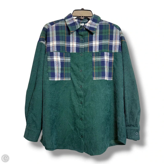 Top Long Sleeve By Clothes Mentor In Green, Size: S