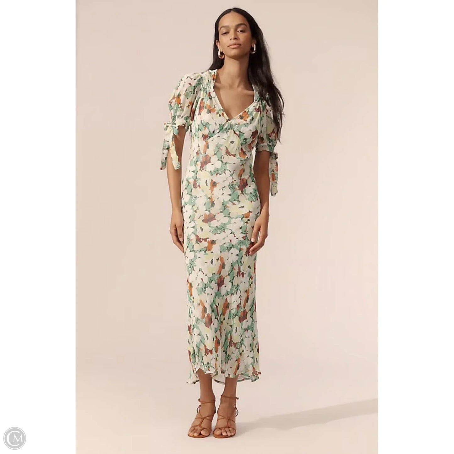 Dress Casual Maxi By Anthropologie In Green, Size: M