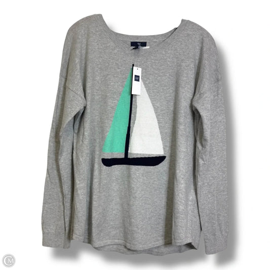 Sweater By Gap In Nautical Print, Size: L