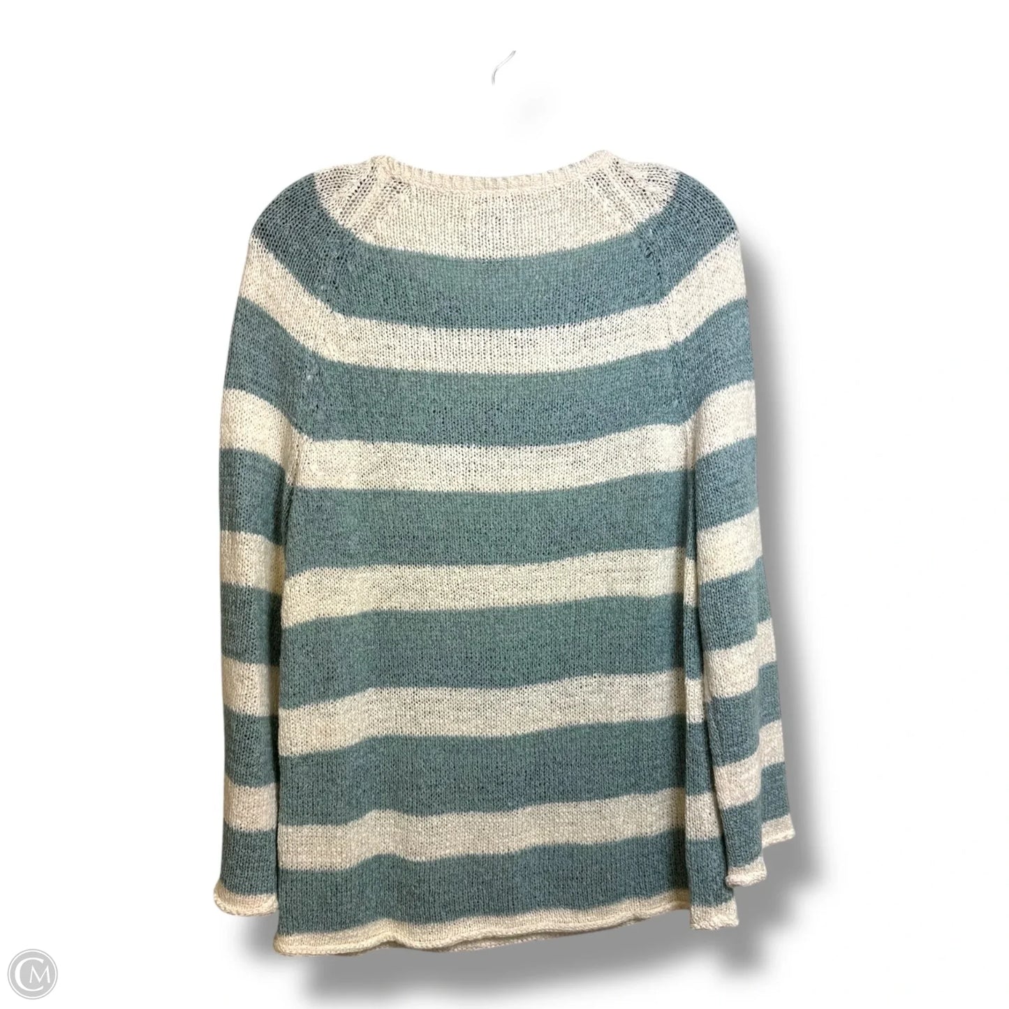 Sweater By Loft In Striped Pattern, Size: L