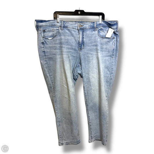 Jeans cropped By Torrid In Blue Denim, Size: 22