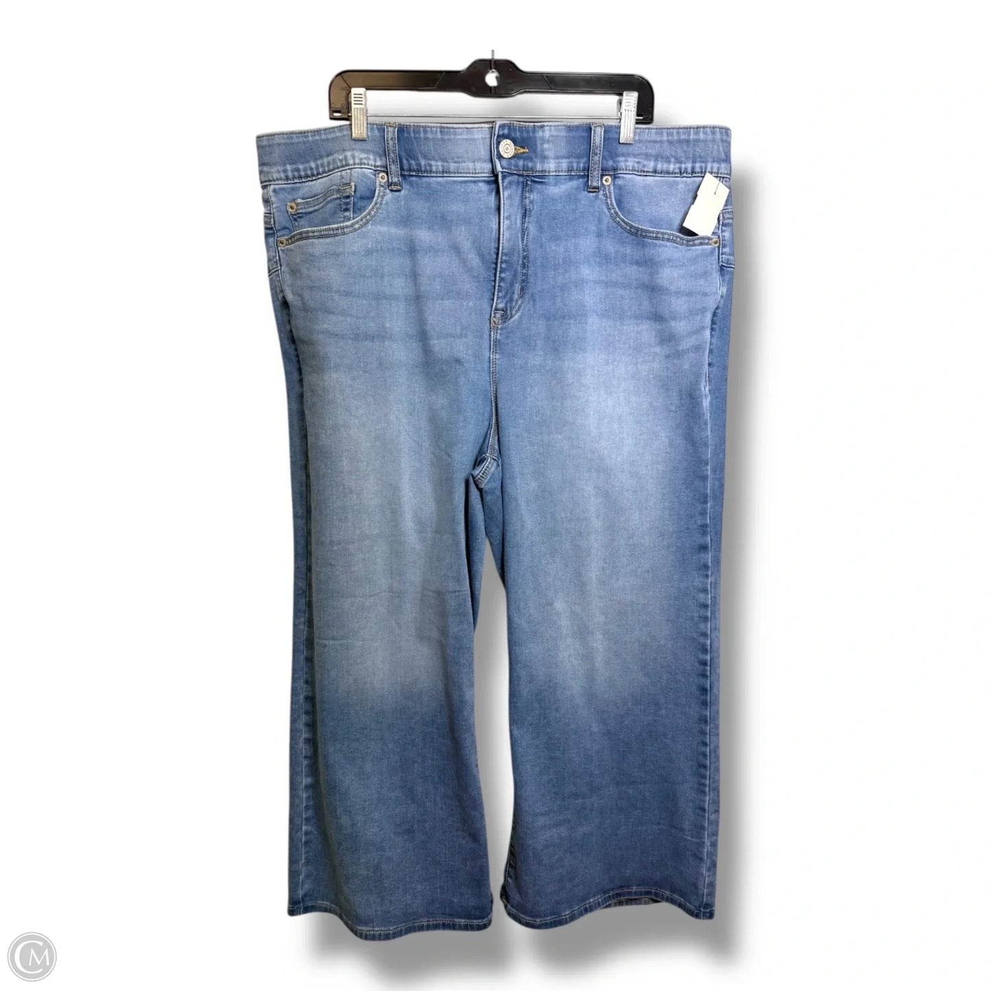 Jeans Wide Leg By Torrid In Blue Denim, Size: 20