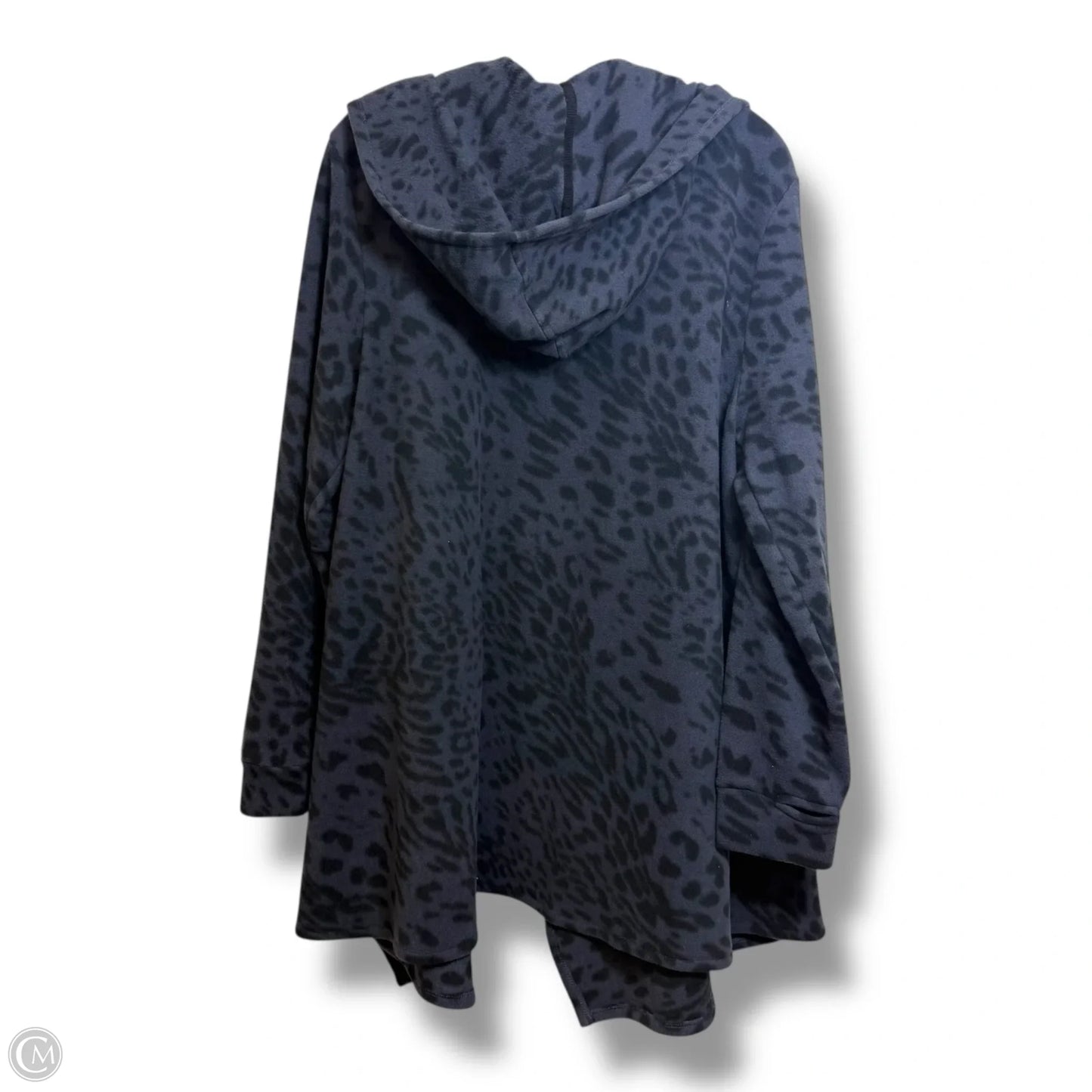 Cardigan By Cuddl Duds In Animal Print, Size: L/XL