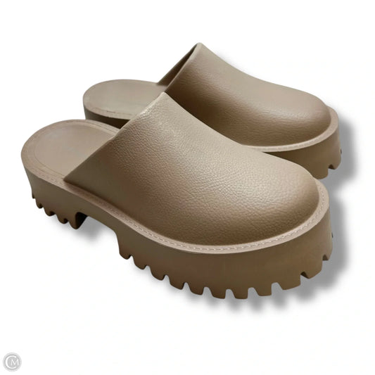 Shoes Heels Block By Jeffrey Campbell In Beige, Size: 9