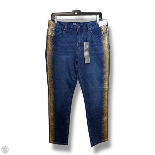 Jeans Straight By Diane Gilman In Blue Denim, Size: 12p