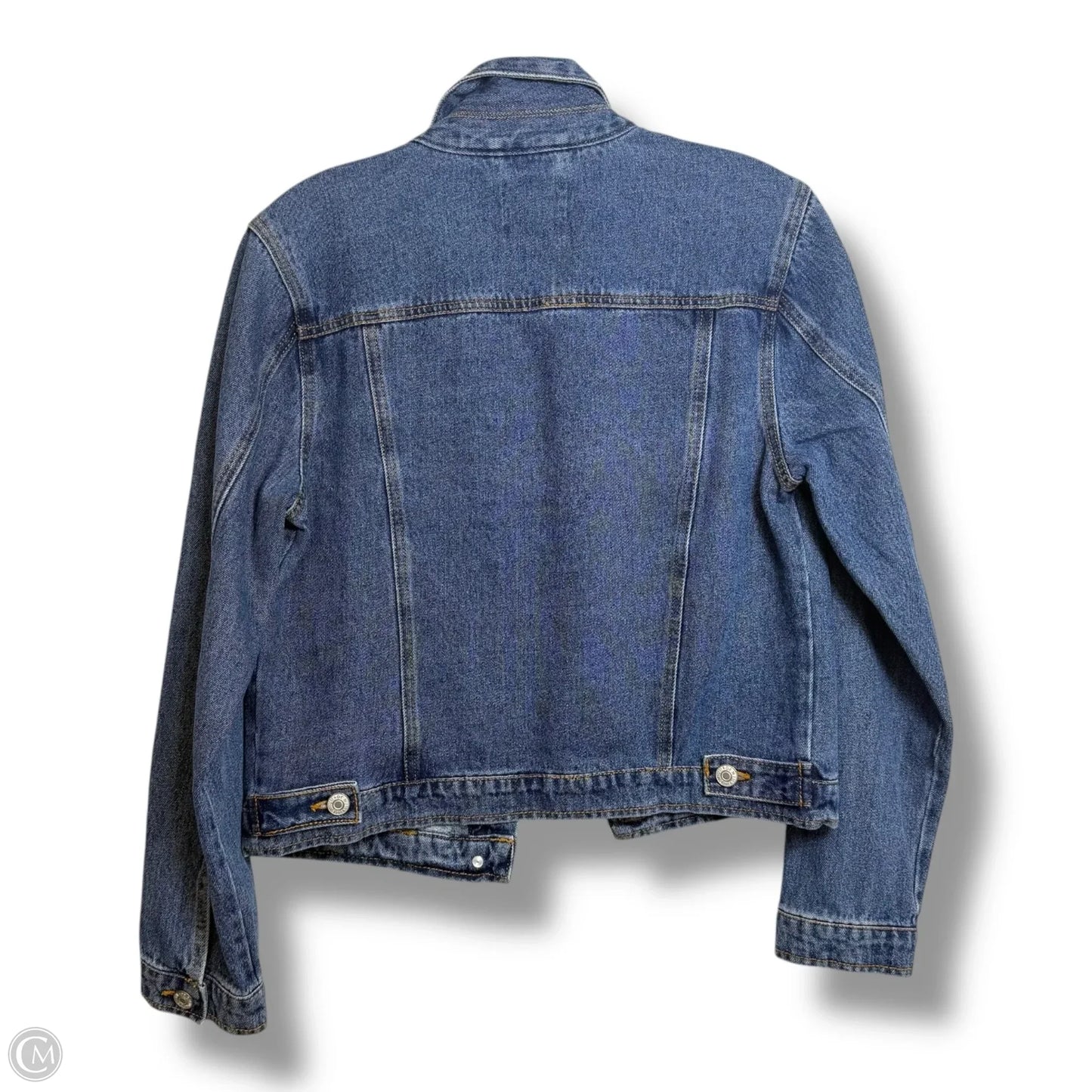 Jacket Denim By Love Tree In Blue Denim, Size: S