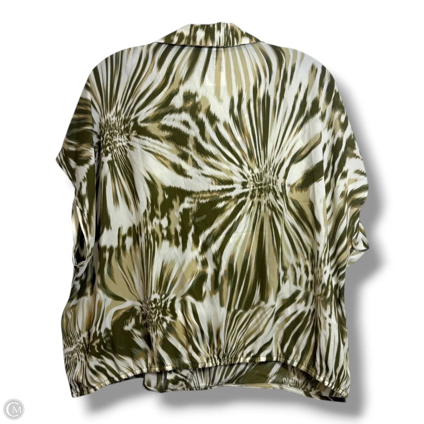 Top Sleeveless By Worthington In Green, Size: Xlp