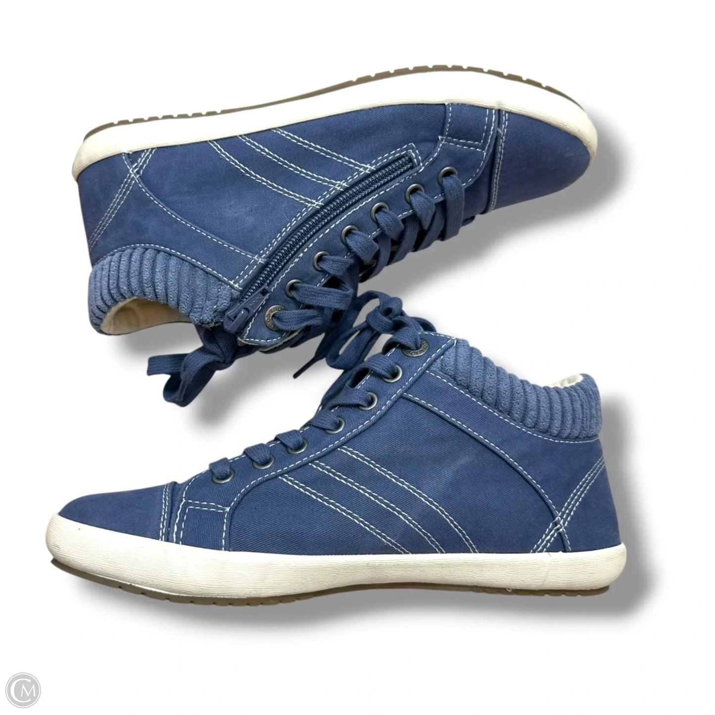 Shoes Sneakers By Taos In Blue, Size: 7