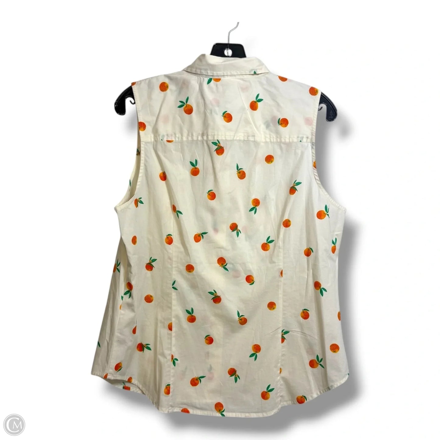 Top Sleeveless By J. Crew In Orange, Size: Xl