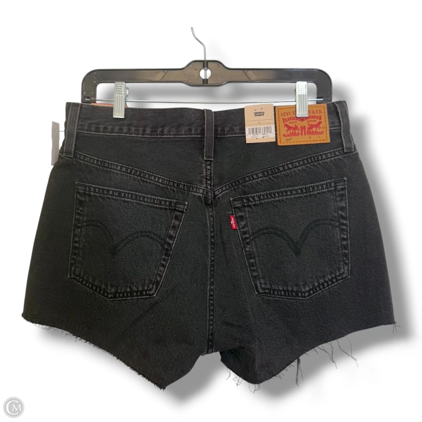 Shorts By Levis In Black Denim, Size: 6