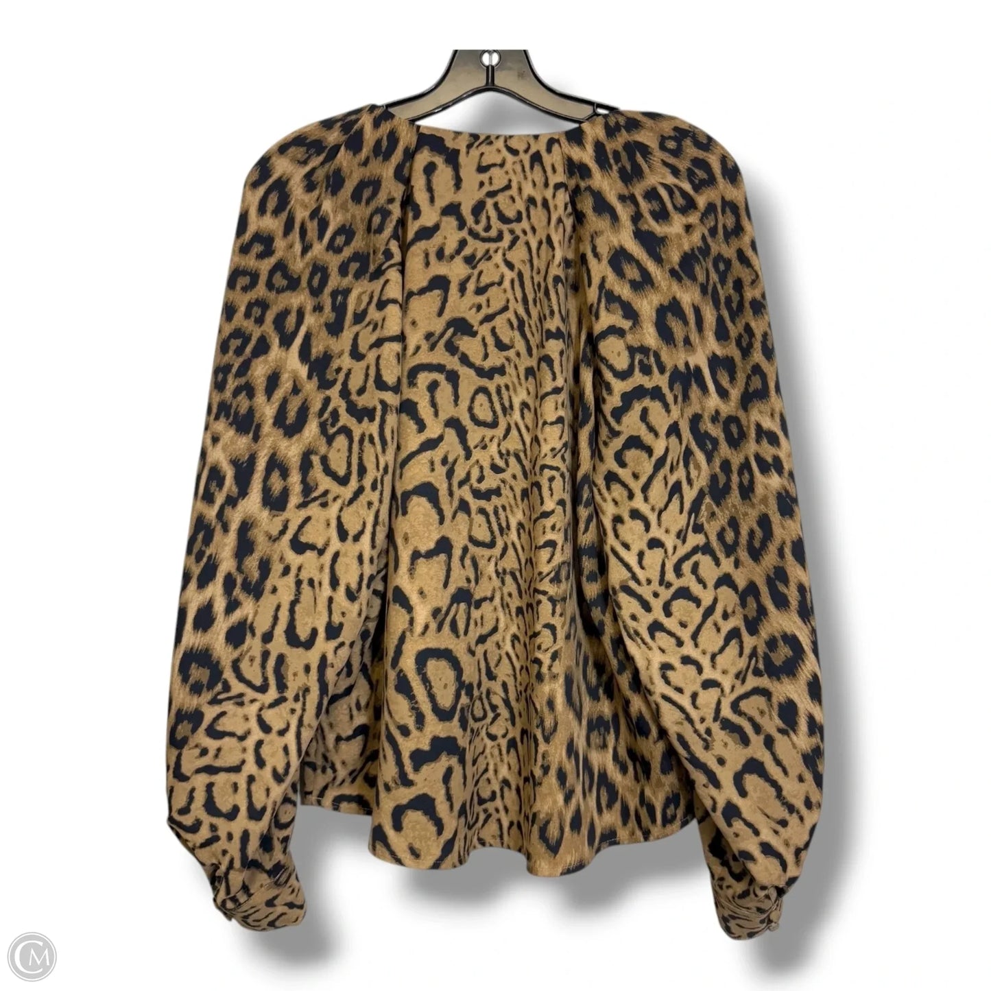 Top Long Sleeve By Express In Animal Print, Size: S