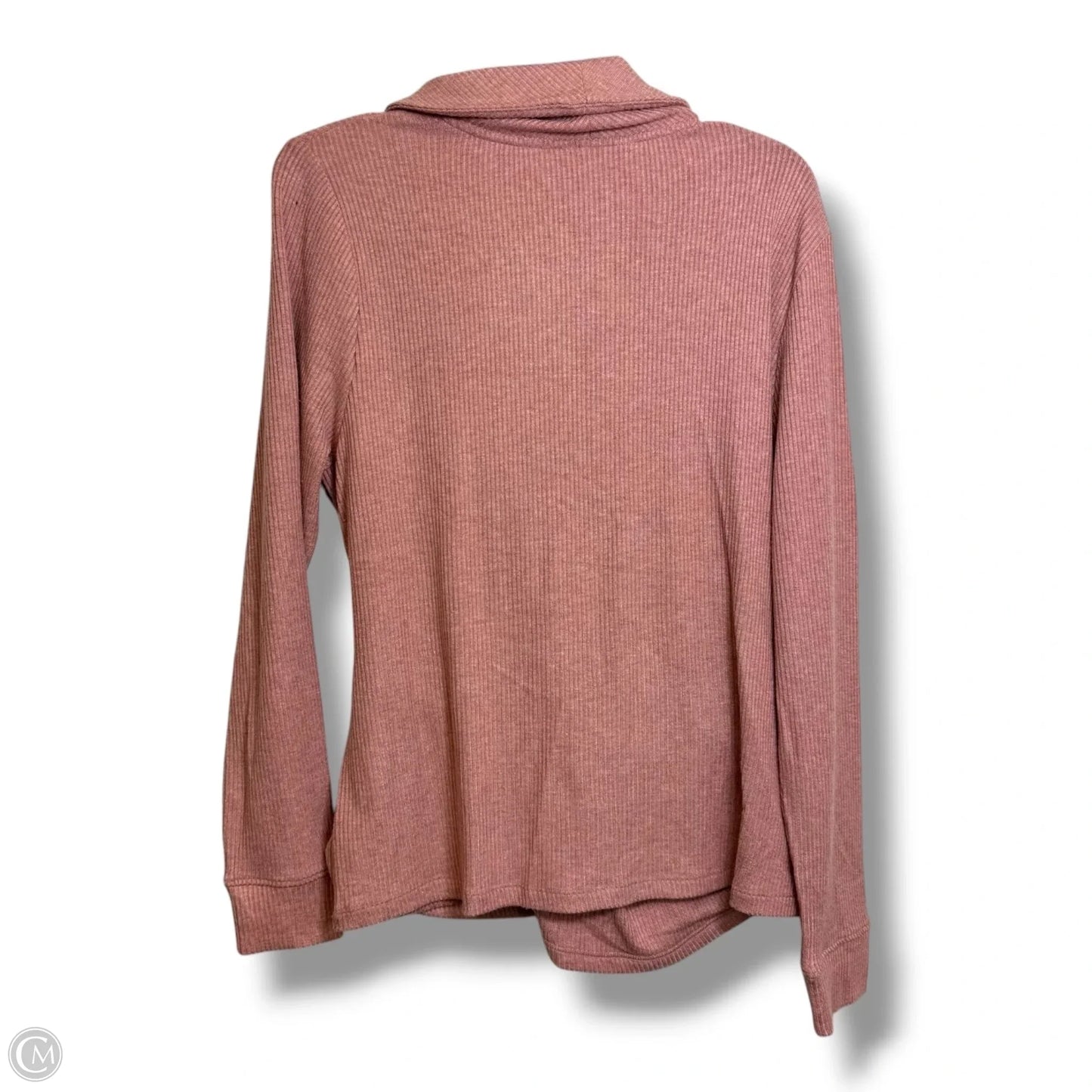Top Long Sleeve By Lands End In Mauve, Size: L