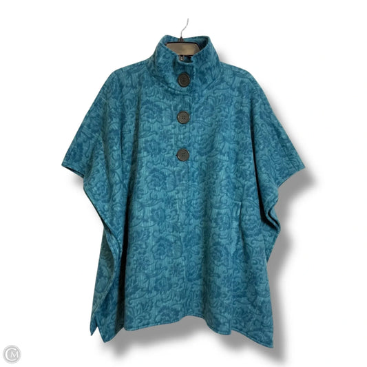 Poncho By Cme In Aqua, Size: Osfm