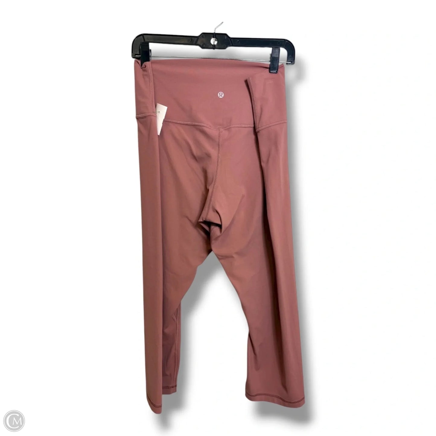 Athletic Capris By Lululemon In Mauve, Size: 18