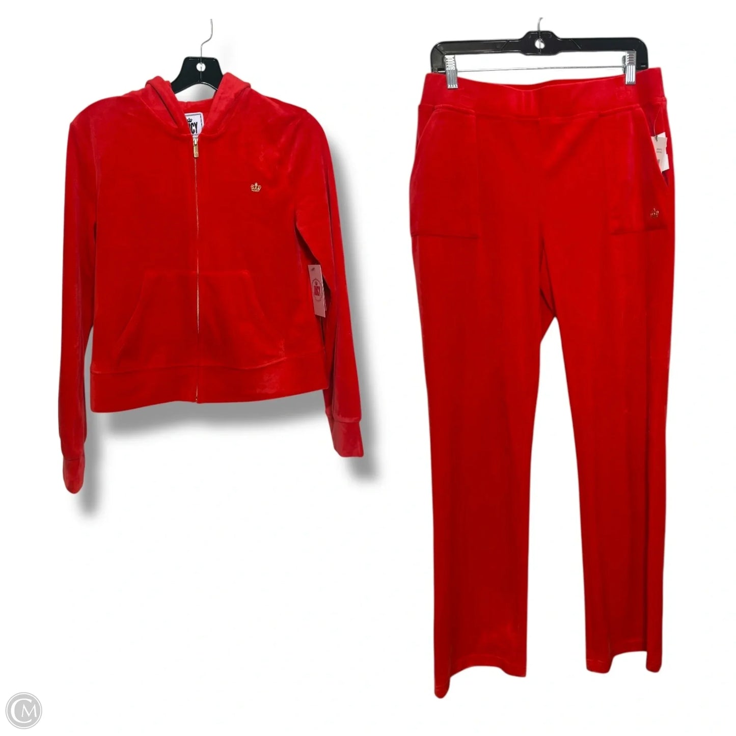 Lounge Set Pants By Juicy Couture In Red, Size: M