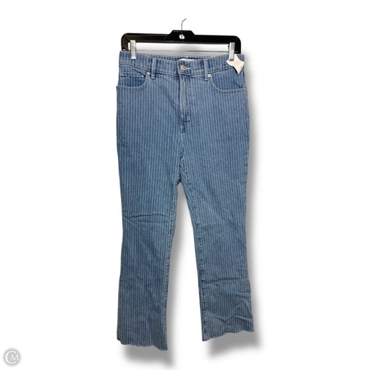 Jeans Cropped By Loft In Blue Denim, Size: 4
