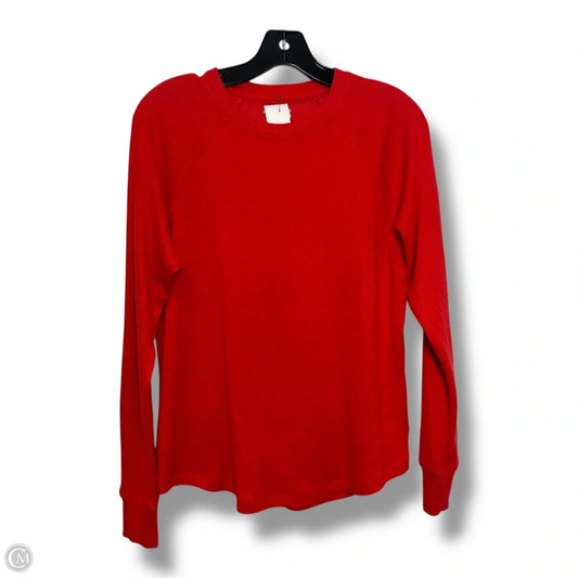 Top Long Sleeve Basic By American Eagle In Coral, Size: S