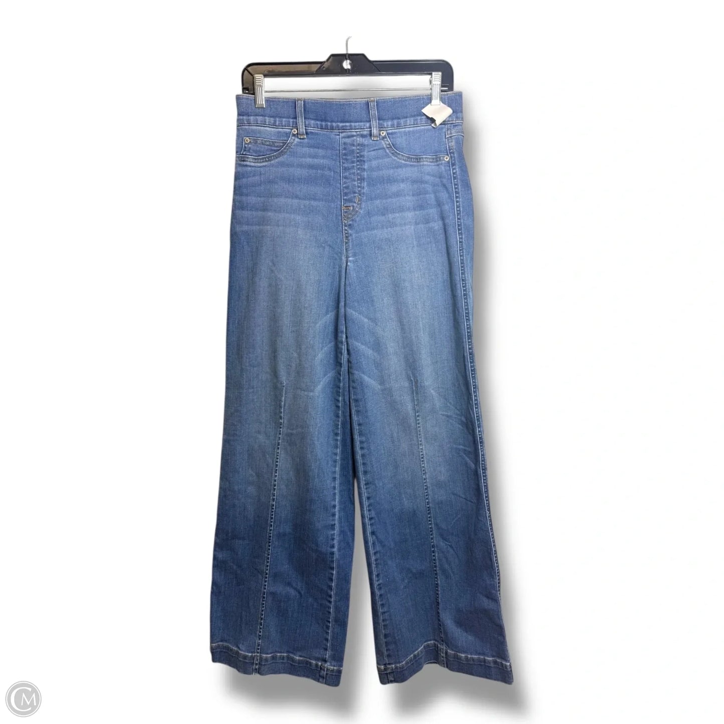 Jeans Wide Leg By Spanx In Blue Denim, Size: M