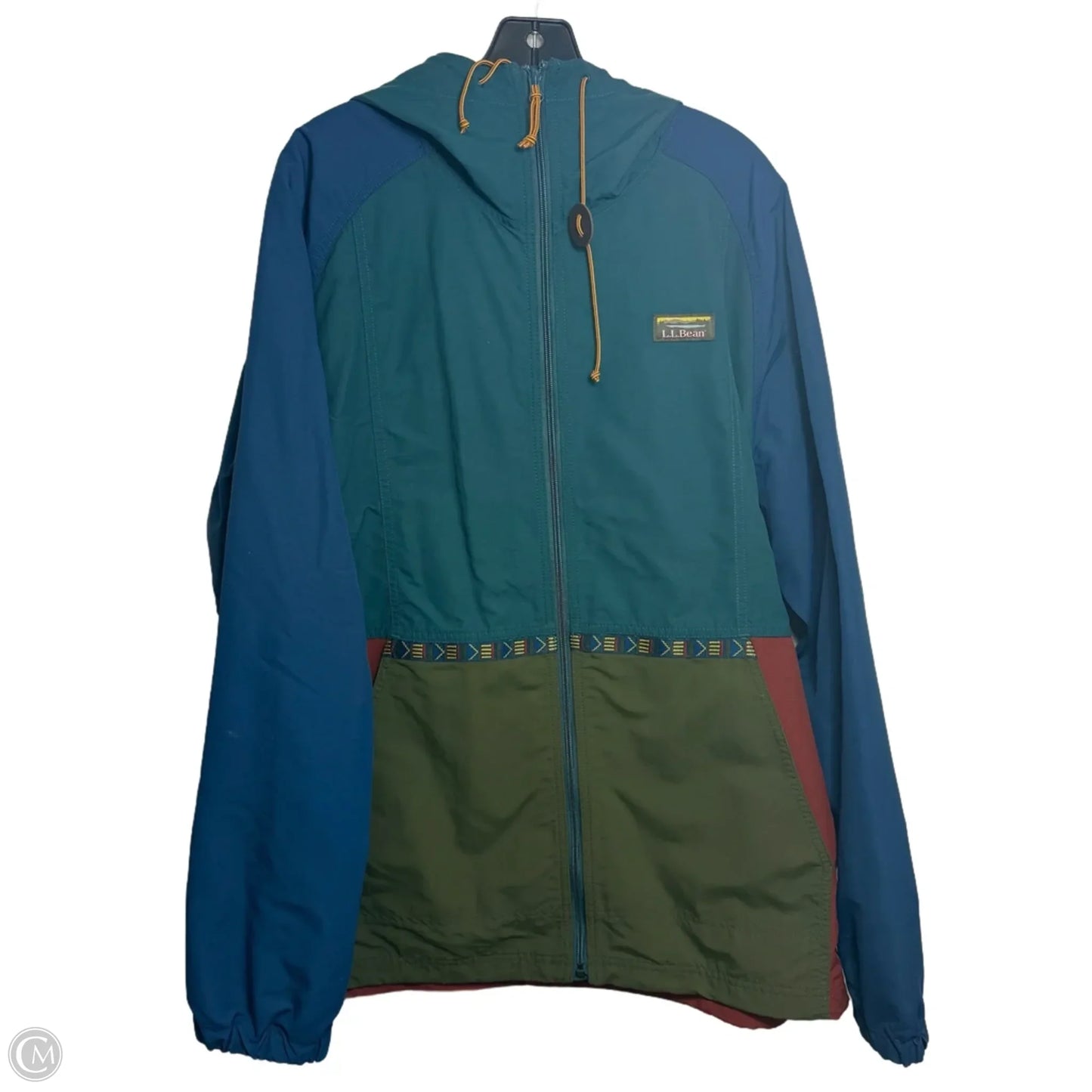 Jacket Utility By L.l. Bean In Teal, Size: Xl