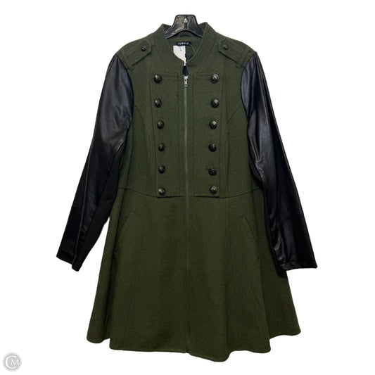 Coat Other By Torrid In Green, Size: 2x