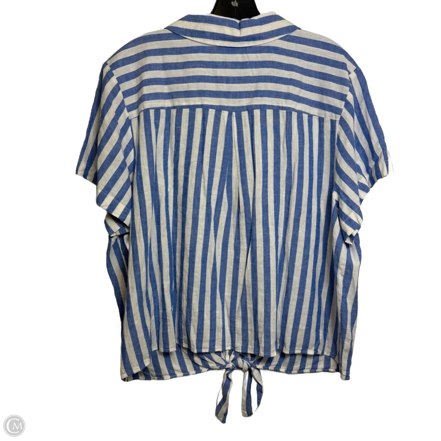 Shorts Set By Ava & Viv In Striped Pattern, Size: 1x