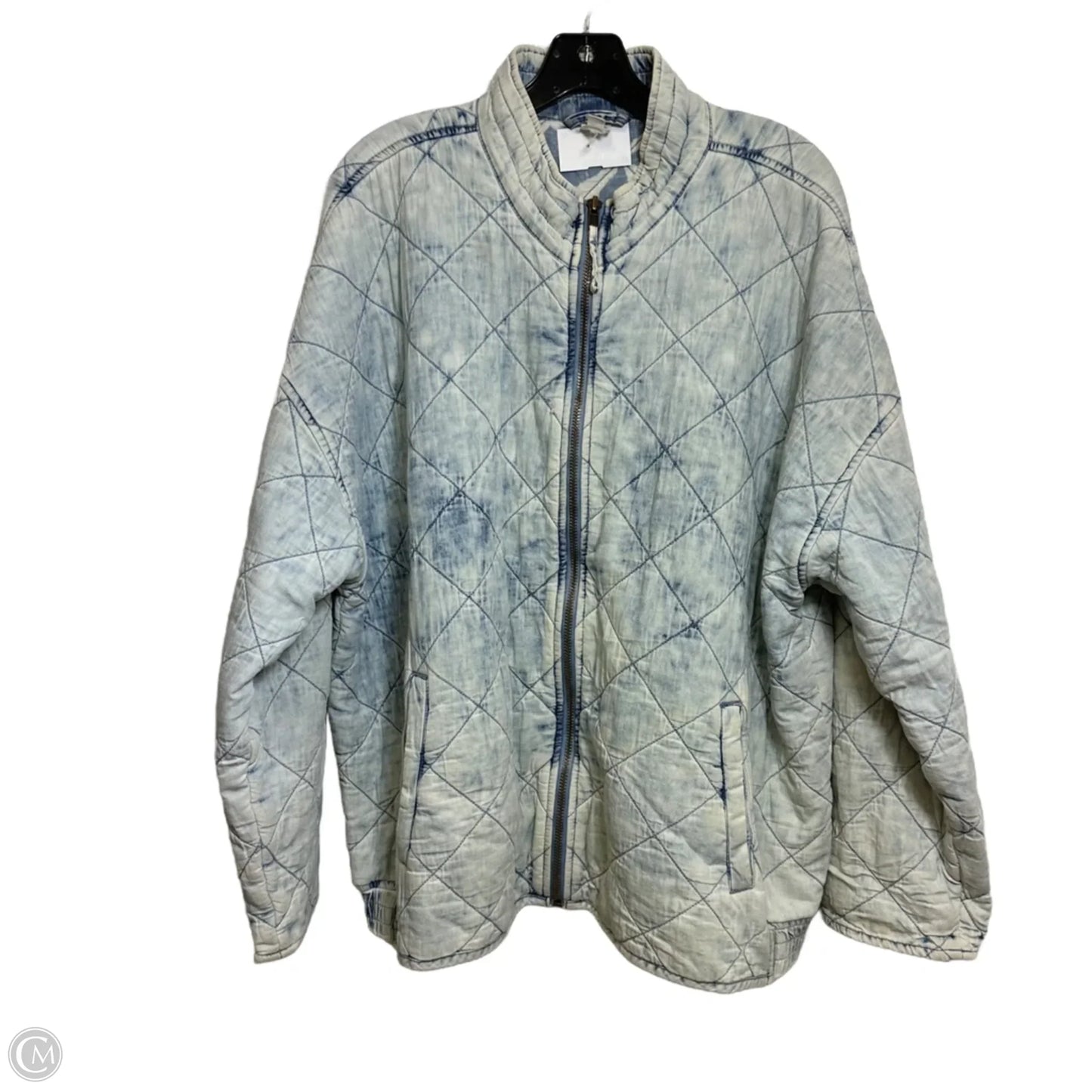 Jacket Denim By Gap In Blue Denim, Size: Xxl