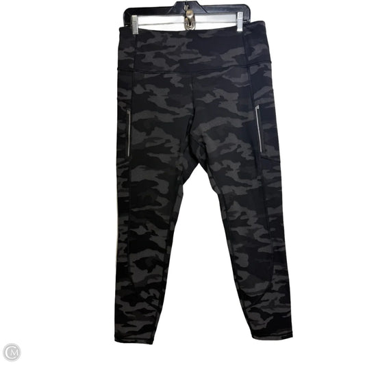 Athletic Leggings By Athleta In Camouflage Print, Size: 1x