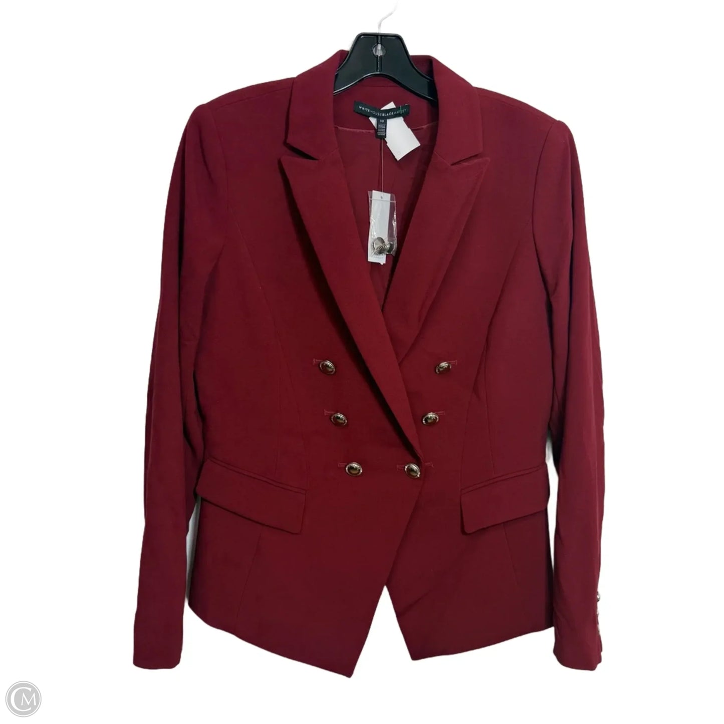 Blazer By White House Black Market In Maroon, Size: 10