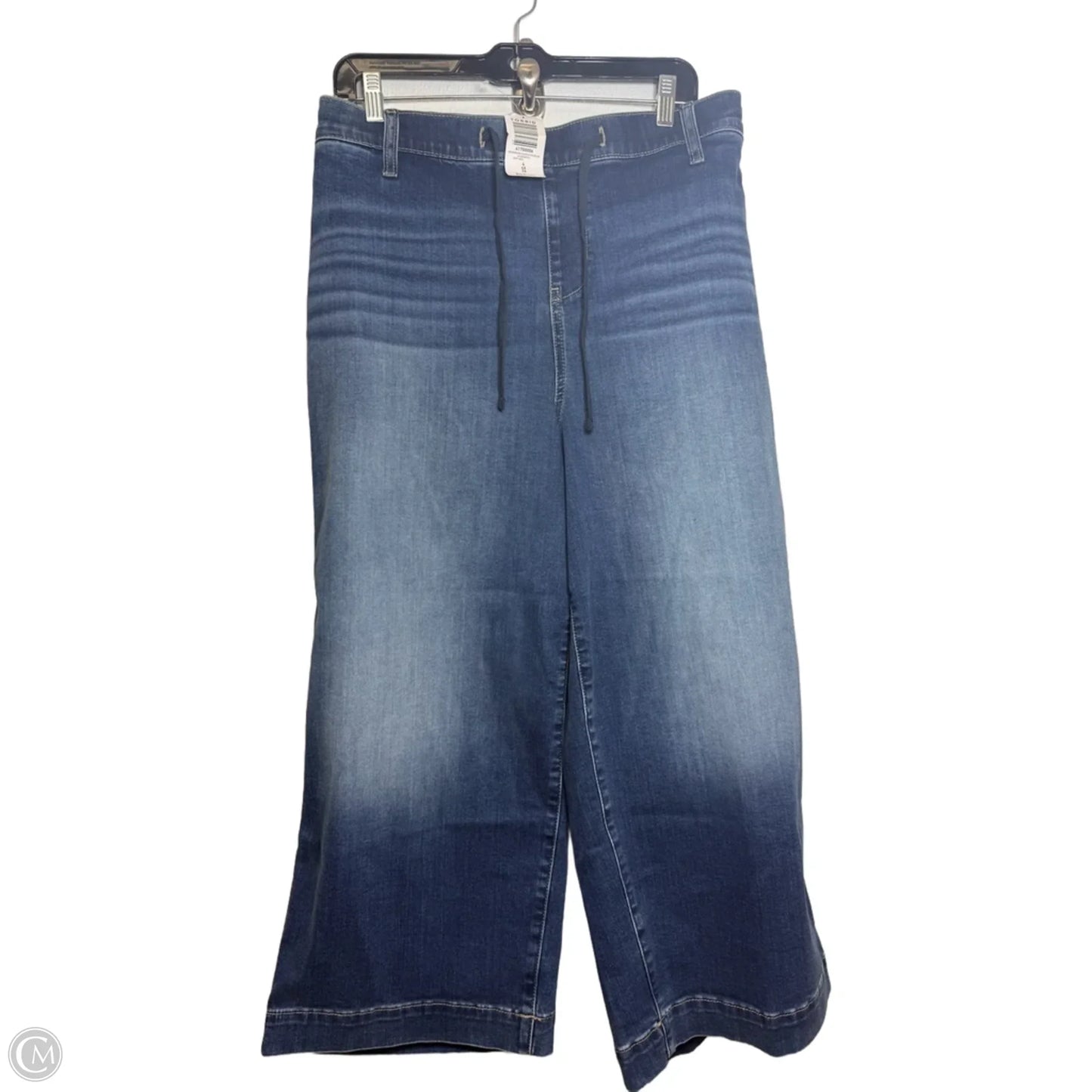 Jeans Cropped By Torrid In Blue Denim, Size: 4x