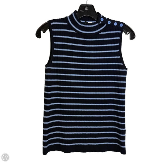 Top Sleeveless By Talbots In Striped Pattern, Size: S