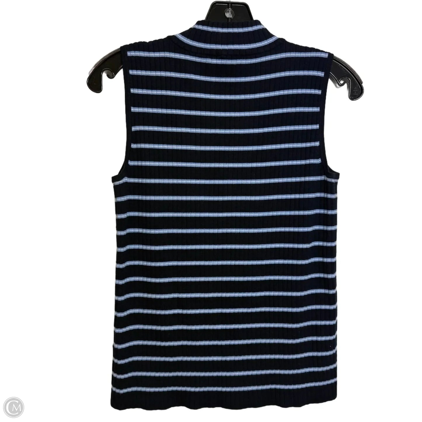 Top Sleeveless By Talbots In Striped Pattern, Size: S