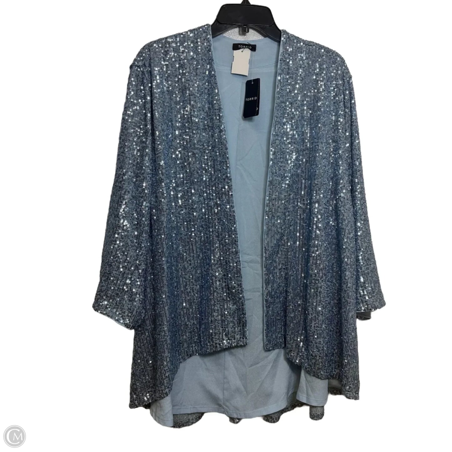 Cardigan By Torrid In Blue, Size: 2x