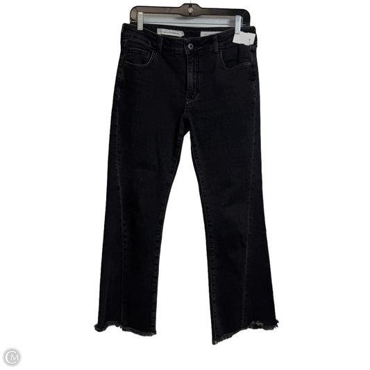 Jeans Flared By Pilcro In Black Denim, Size: 6