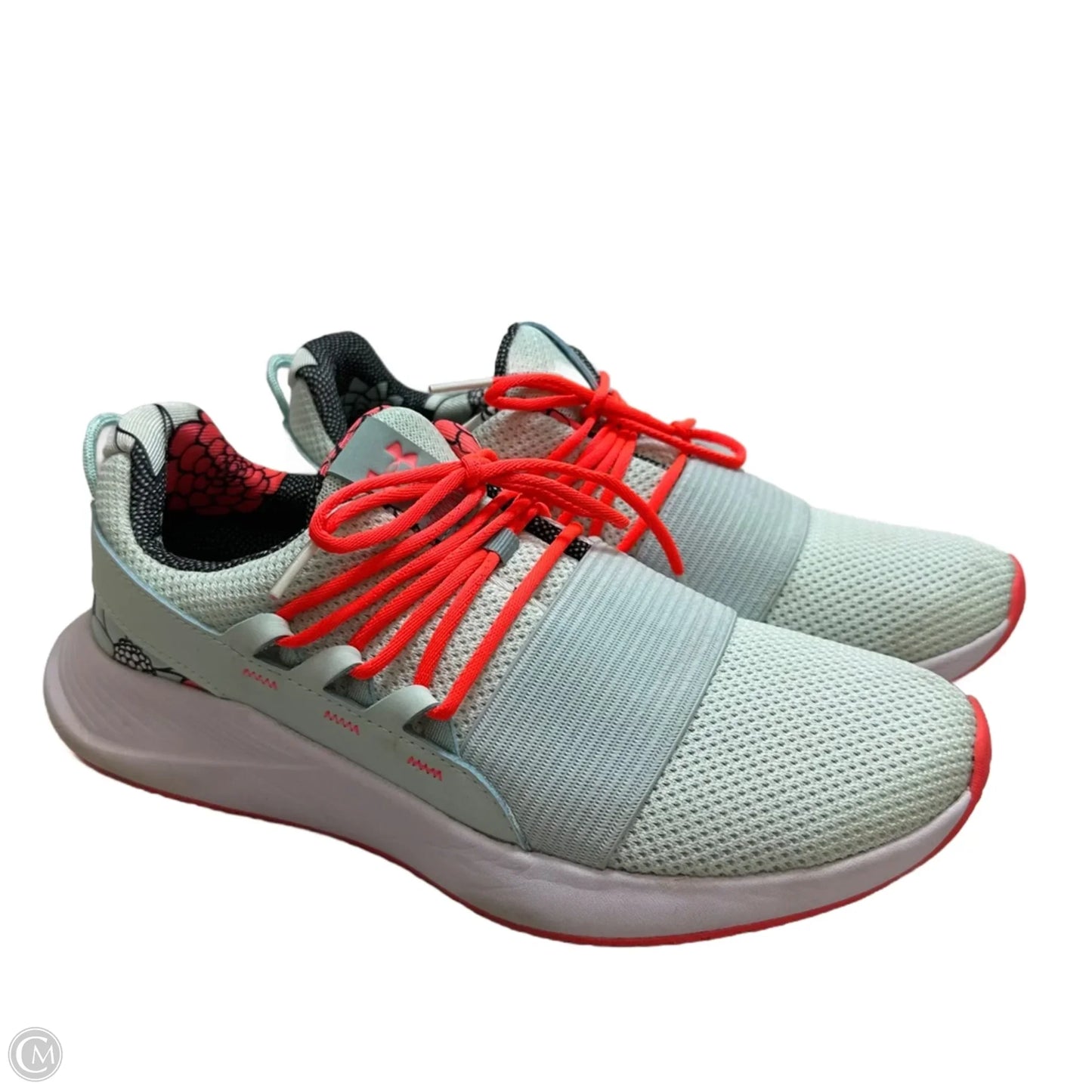 Shoes Sneakers By Under Armour In Floral Print, Size: 9.5