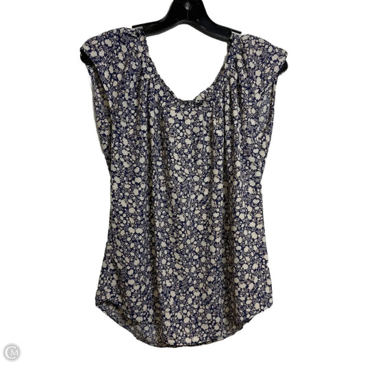 Top Sleeveless By Lc Lauren Conrad In Blue, Size: Xs