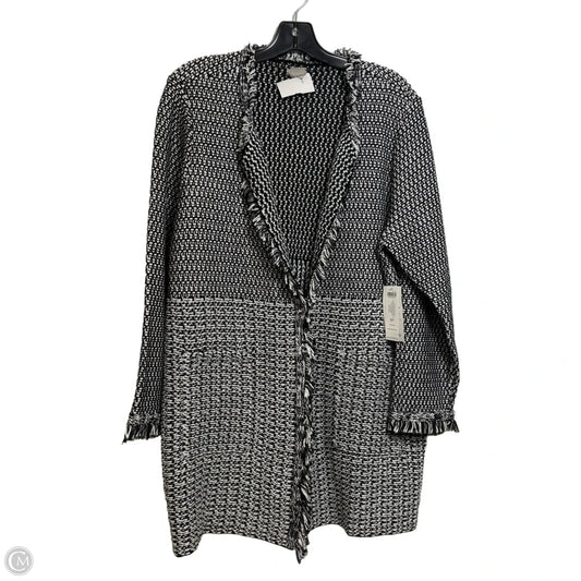 Cardigan By Chicos In Black, Size: Xlp
