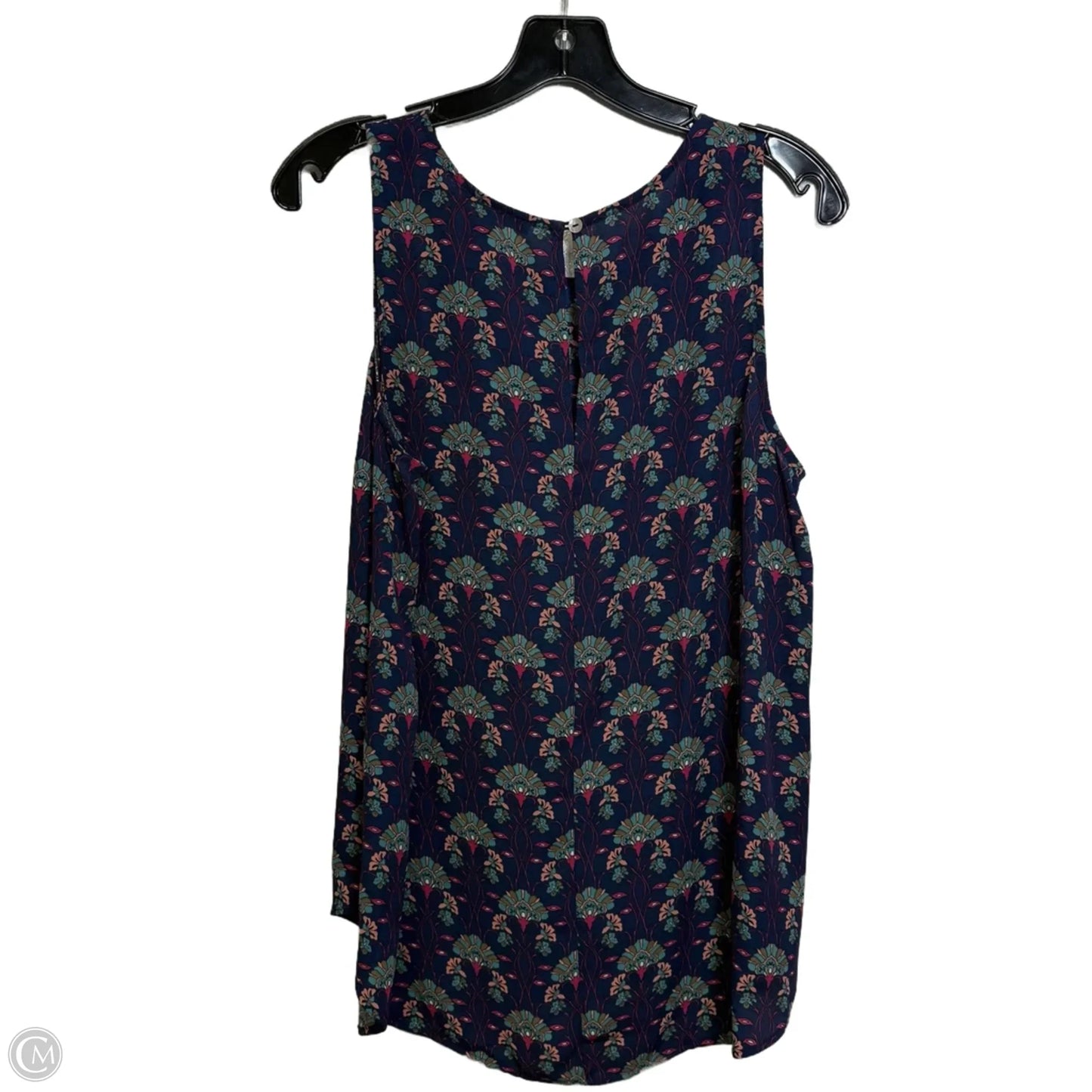 Top Sleeveless By Daniel Rainn In Navy, Size: M