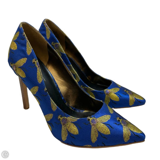 Shoes Heels Stiletto By Nine West In Blue, Size: 8